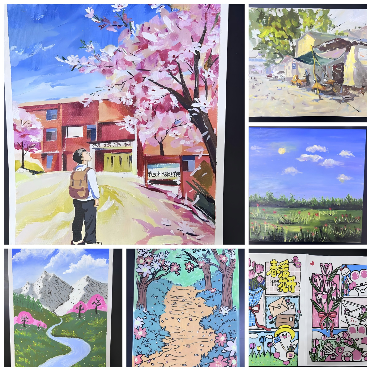 春日绘梦·笔绽芳华——beat365绘画比赛精彩收官