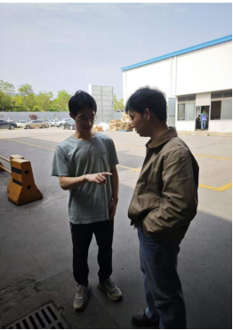 beat3652023级辅导员赴美的集团走访看望实习学生