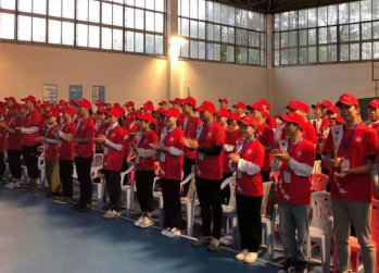 武昌区文明办领导莅临beat365 为军运会志愿者加油鼓劲