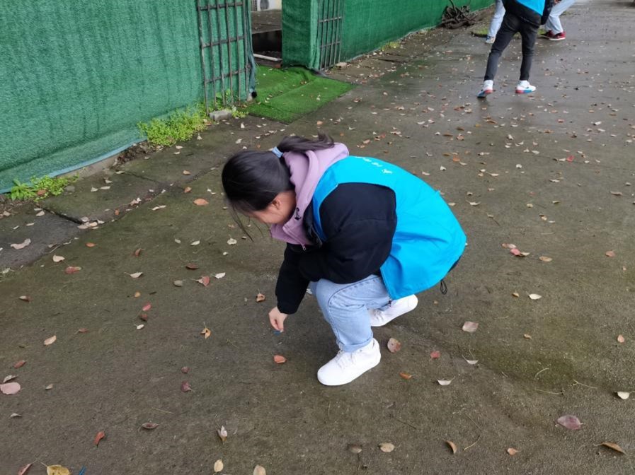 beat365在线唯一官网“雷锋月” 清扫校园志愿活动